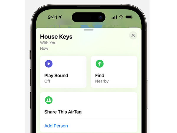 Truy cập vào Find: Nearby để định vị đối tượng 