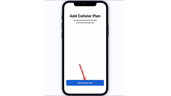 Chọn mục "Thêm gói di động"