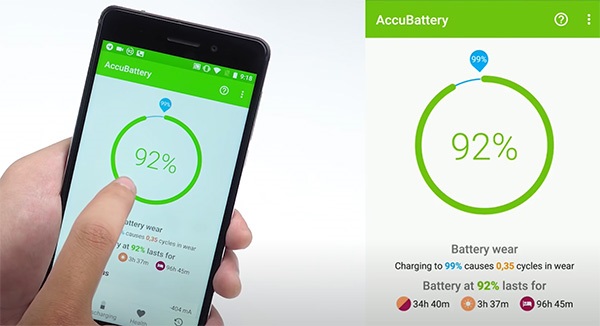 kiểm tra pin samsung