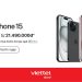 Giảm đến 1.000.000đ cho iPhone 15 Series khi tham gia mua trước trả sau qua Kredivo