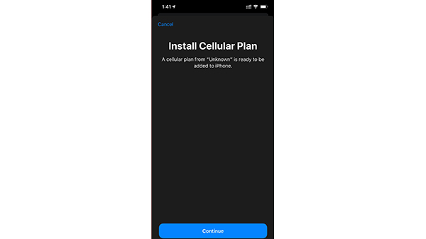 Bước 2 cho thao tác thiết lập eSIM từ điện thoại Android sang iPhone 15