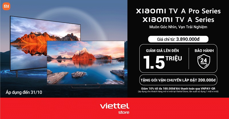 Mua Xiaomi Tivi A & A Pro Series giá chỉ từ 3.890.000đ