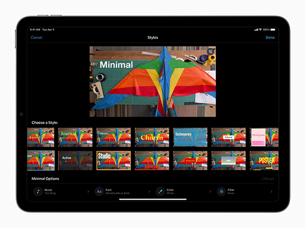 Apple cập nhật ứng dụng iMovie khá thường xuyên