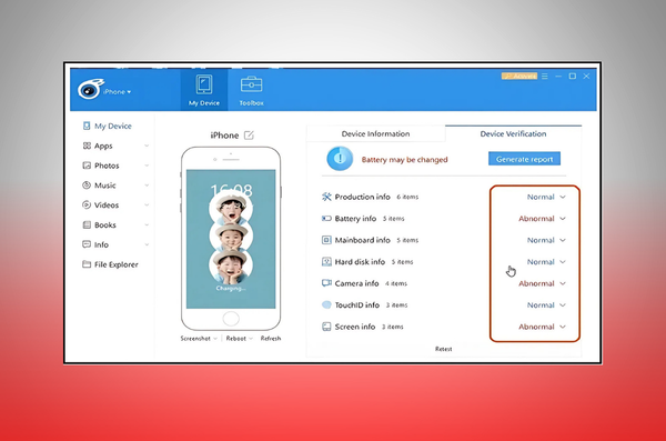 cách kiểm tra pin iphone đã bị thay chưa