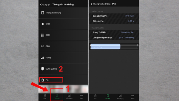 cách kiểm tra pin iphone đã bị thay chưa