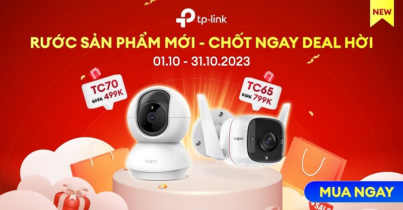 Rước sản phẩm mới – Chốt ngay deal hời áp dụng với camera gia đình tại Viettel Store