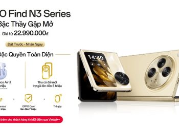Đặt trước OPPO Find N3 Series giá chỉ từ 22.990.000đ, quà tặng tai nghe OPPO Enco Air 3
