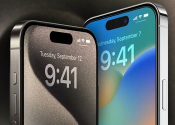 Trên màn hình iPhone 15 Series, có hai mã QR siêu nhỏ