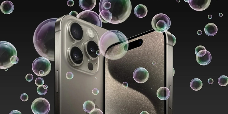 Không để iPhone 15 Pro/Pro Max tiếp xúc với các dung dịch tẩy rửa