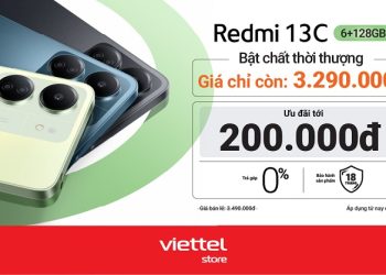 Đặt mua Redmi 13C (6+128GB) giá chỉ còn 3.290.000 đồng