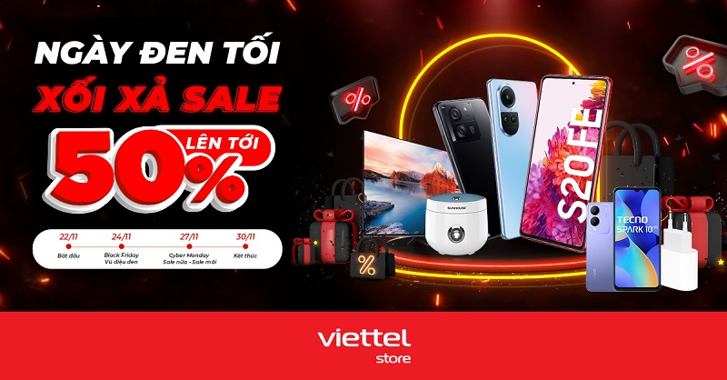 Ngày đen tối – Xối xả sale tới 50%