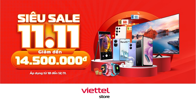 Siêu sale 11.11 – Giảm đến 14.500.000đ