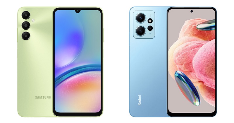 So sánh Samsung Galaxy A05s và Xiaomi Redmi Note 12: Lựa chọn nào tốt hơn?