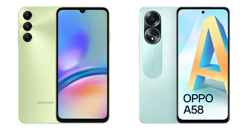 So sánh Samsung Galaxy A05s và OPPO A58: Đâu là sự lựa chọn phù hợp nhất dành cho bạn?