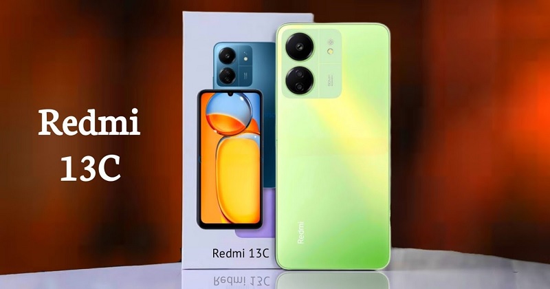 Thiết kế Redmi 13C lộ diện với kiểu dáng mới mẻ, màu sắc trẻ trung