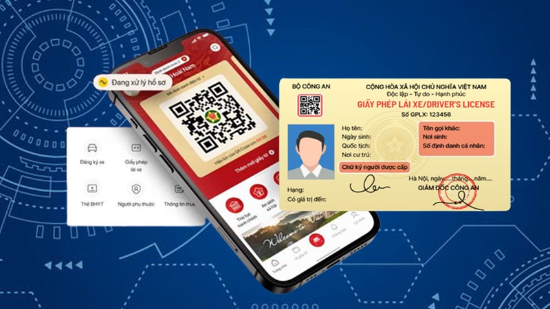 Hướng dẫn tích hợp bằng lái xe vào CCCD online