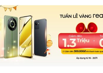 Tuần lễ vàng realme, giảm đến 1.300.000 đồng