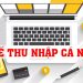 Tìm hiểu về cách tính thuế thu nhập cá nhân