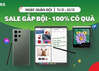 Mừng Ngày Quân đội – Samsung Sale gấp bội, 100% có quà tại Viettel Store