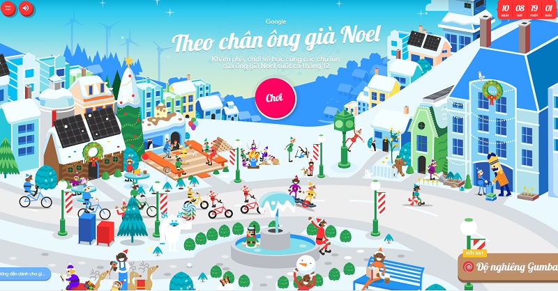 Gợi ý cách chơi game Noel trên Google cực hấp dẫn bạn không nên bỏ qua