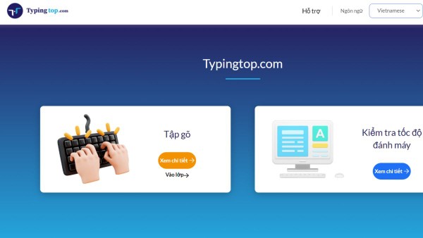 Website Typingtop 