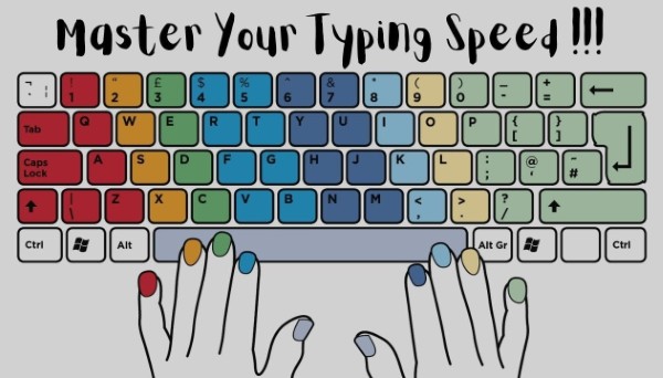 Tốc độ gõ trung bình từ 40–60 WPM 