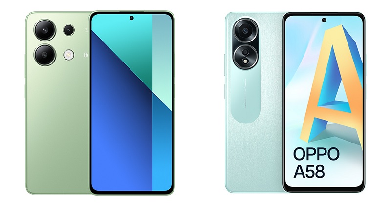 So sánh Xiaomi Redmi Note 13 và OPPO A58: Trong cùng tầm giá, đâu sẽ là sự lựa chọn tốt nhất dành cho bạn?