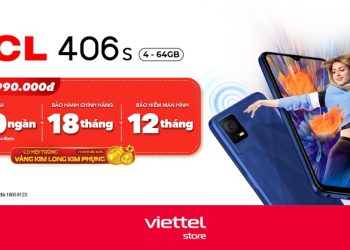 Điện thoại TCL 406S giá chỉ 1.990.000đ cùng cơ hội trúng vàng Kim Long, Kim Phụng