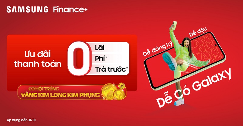 Tết này sở hữu Galaxy mới tiết kiệm với Samsung Finance+