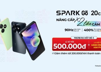 TECNO ra mắt bộ 3 SPARK Go|20c|20, lì xì tới 500.000đ cùng cơ hội trúng vàng Kim Long, Kim Phụng