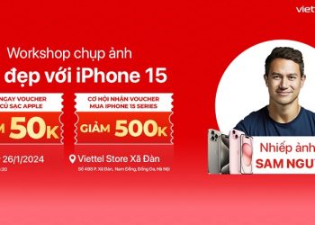 Đăng ký tham gia Workshop chụp ảnh “Tết đẹp với iPhone 15” cùng Viettel Store