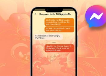 Hướng dẫn cách đổi theme tết Messenger trên điện thoại