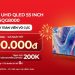 Tivi Casper UHD Qled 55 inch 55QG8000 – Màn hình tràn viền vô cực giá ngày Tết chỉ 7.990.000đ