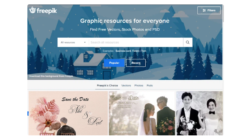 Tổng hợp website thiết kế thiệp cưới online được yêu thích