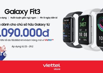 Galaxy Fit3 chính thức ra mắt và mở bán tại Viettel Store, giá chưa đến 1 triệu đồng