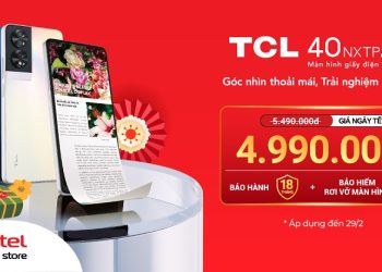 Điện thoại TCL 40 NXTPAPER – Màn hình giấy điện tử đa sắc giá ngày Tết chỉ 4.990.000đ