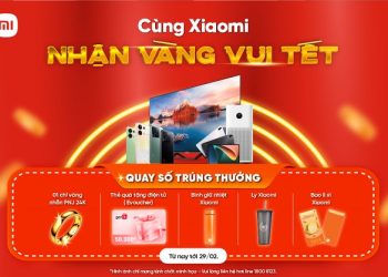Cùng Xiaomi nhận vàng vui Tết