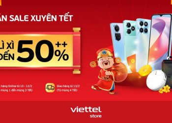 Săn sale xuyên Tết, lì xì đến 50%++ tại Viettel Store