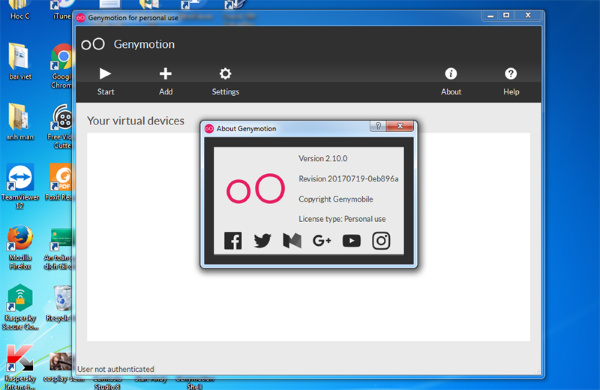 Genymotion tương thích tốt với các nền tảng phần cứng yếu.