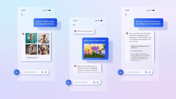 Microsoft Copilot trên điện thoại.
