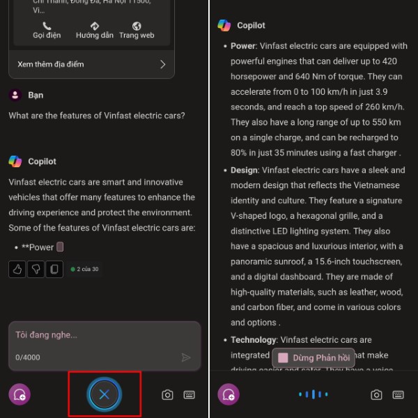 Nhấn vào dấu X.