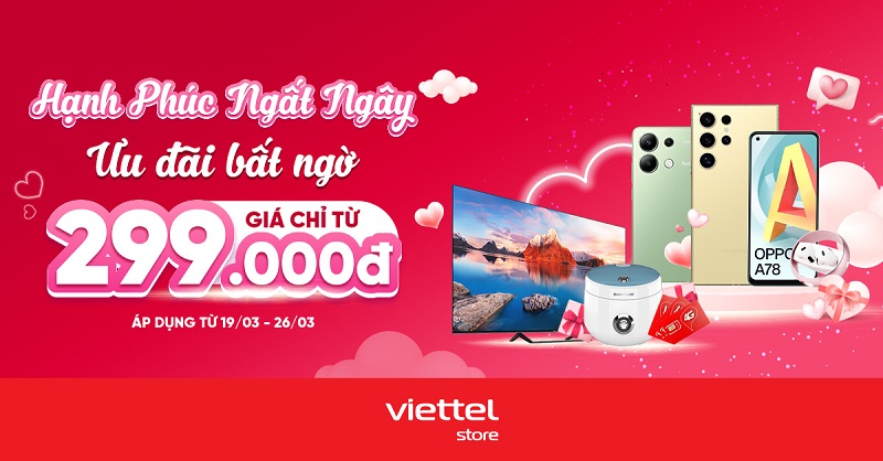 Hạnh phúc ngất ngây – Ưu đãi bất ngờ giá chỉ từ 299.000đ