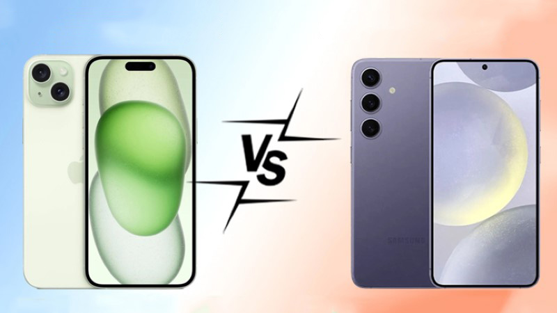 so sánh samsung Glalaxy s24 plus và iphone 15 plus