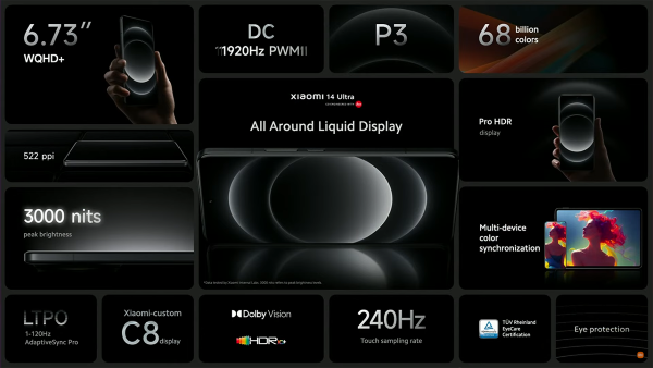 Sở hữu màn hình hiển thị hoạt động trên tấm nền LTPO AMOLED chất lượng cao.