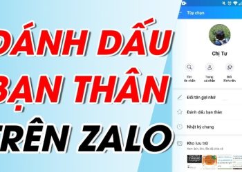 cách đánh dấu bạn thân trên Zalo