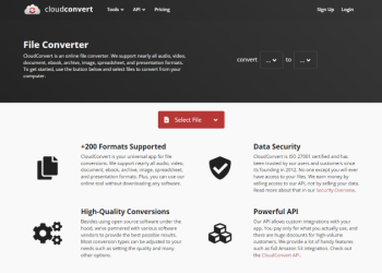 Cách dùng Cloud Convert
