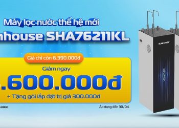 Đến Viettel Store mua máy lọc nước thế hệ mới Sunhouse SHA76211KL giá giảm chỉ còn 6.390.000đ