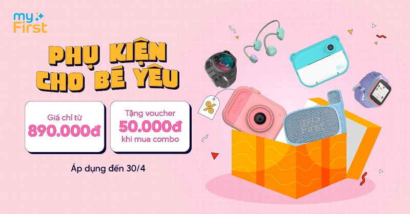 Viettel Store mở bán phụ kiện myFirst cho bé yêu với giá chỉ từ 890.000 đồng