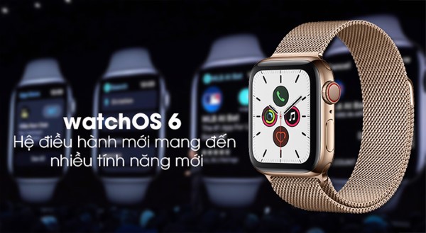 WatchOS 6 với nhiều tiện ích.