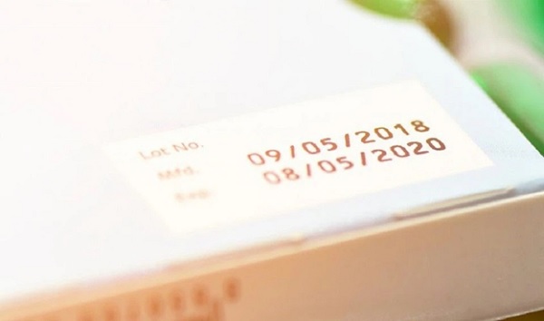 A close-up of a label

Description automatically generated